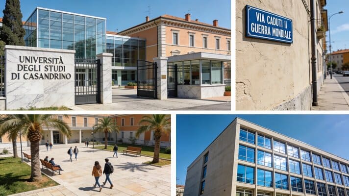 Campus di UNICASANDRINO — Via Caduti II Guerra Mondiale, Casandrino (NA)
